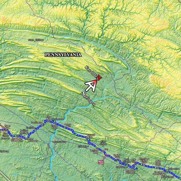 Z: Fully Customized Appalachian Trail Map - 10 feet wide, on professional canvas. - Image 5
