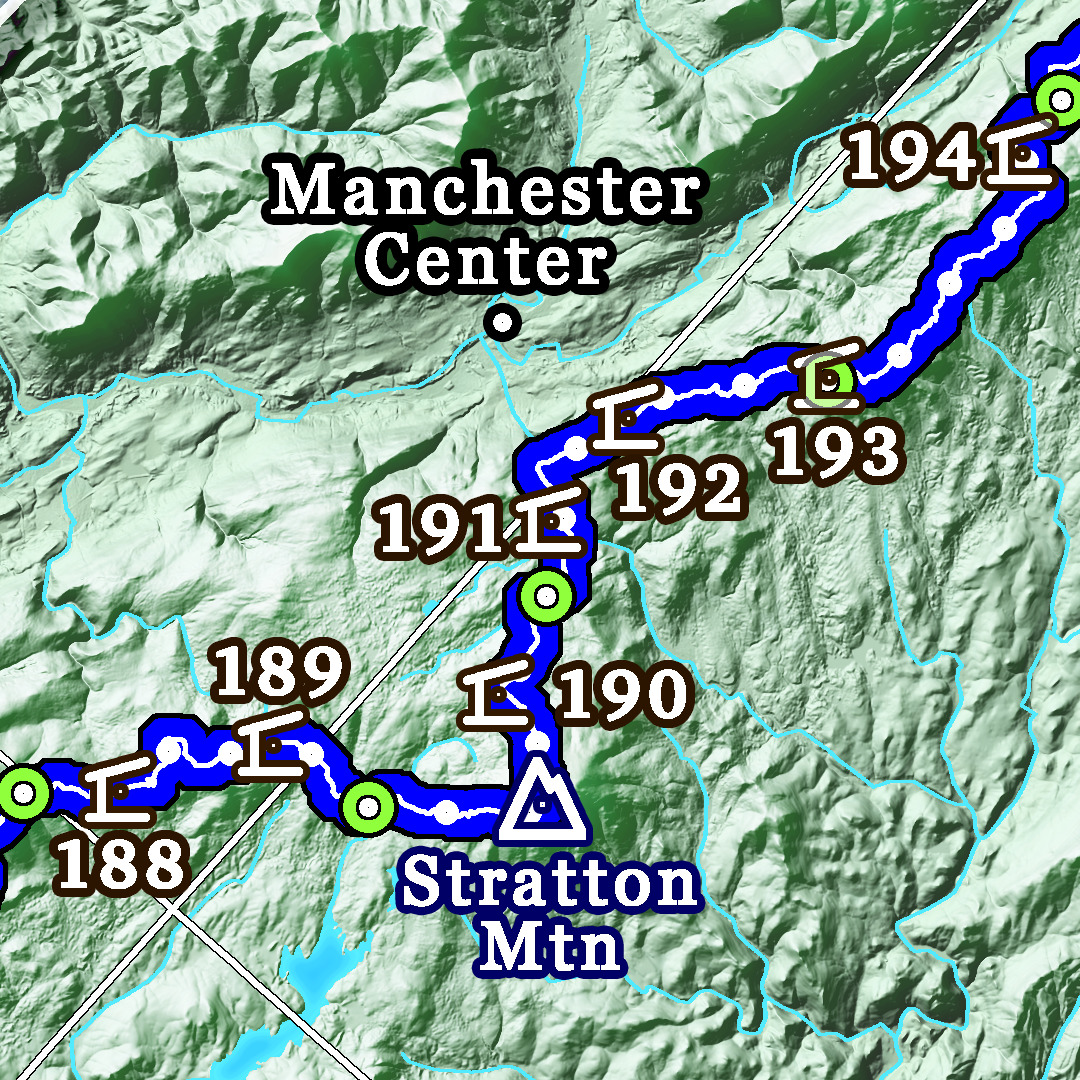 F2: 2025 Appalachian Trail Map - 10 feet wide, on professional canvas - State colored version - Image 8