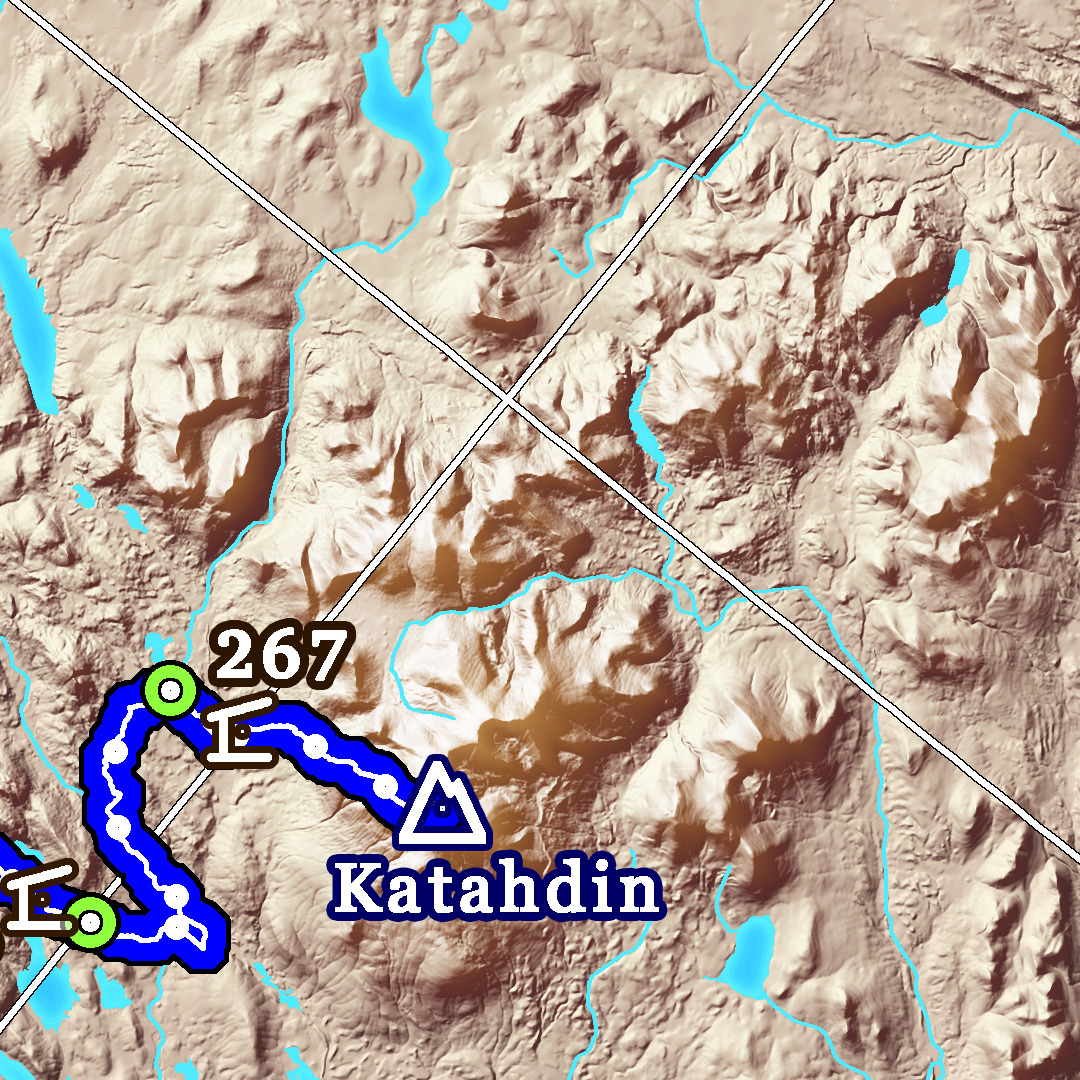 F2: 2025 Appalachian Trail Map - 10 feet wide, on professional canvas - State colored version - Image 9