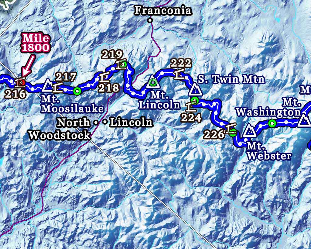 E2: 2026 Appalachian Trail Map - 10 feet wide, on professional canvas - State colored version - Image 10